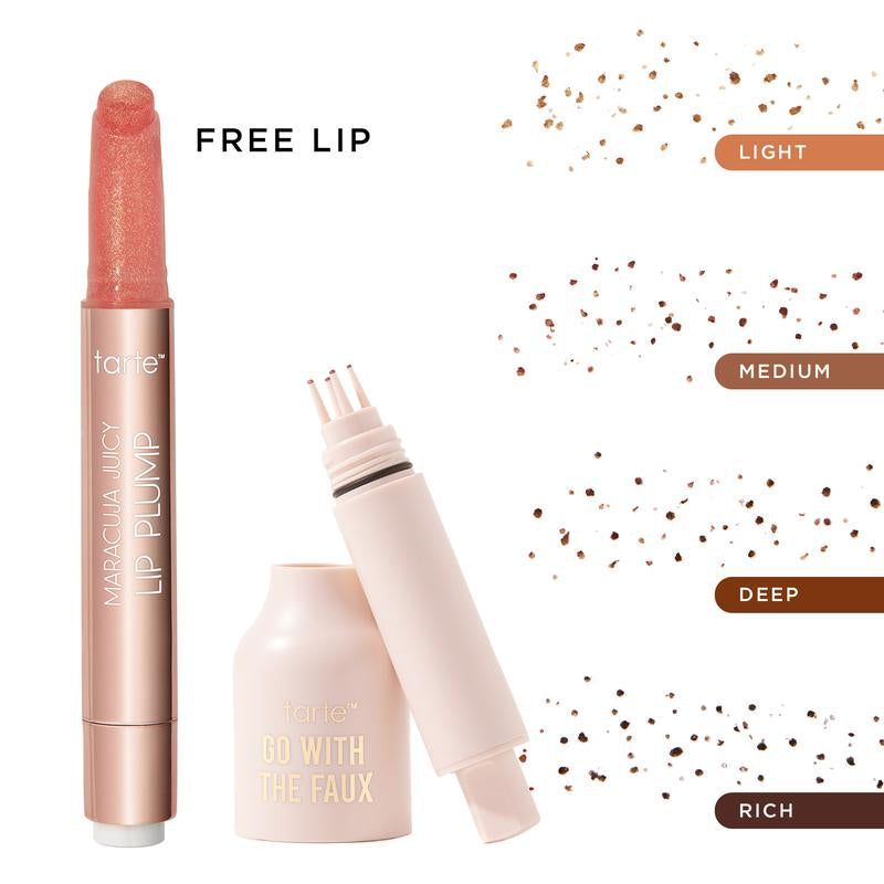 Tarte Freckle Stamp & Juicy Lip Shimmer Set